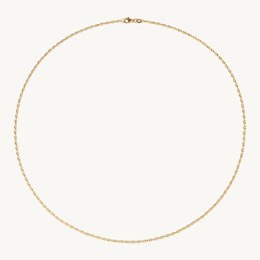 Gold Diamond-Cut Bead Chain