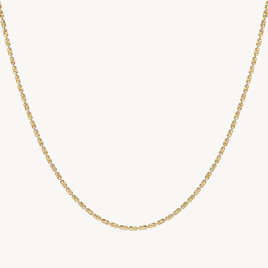 Gold Diamond-Cut Bead Chain