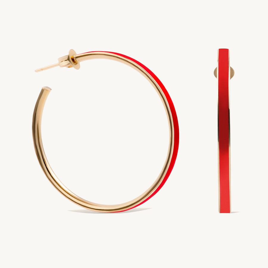 Statement Red hoops