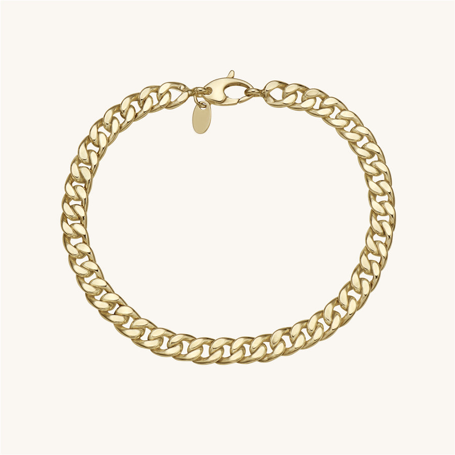 Curb Gold Bracelet