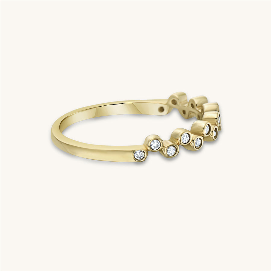 Dots Diamond Stackable Ring