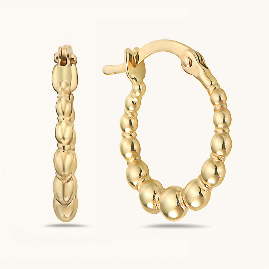 Animas Gold Hoop Earrings