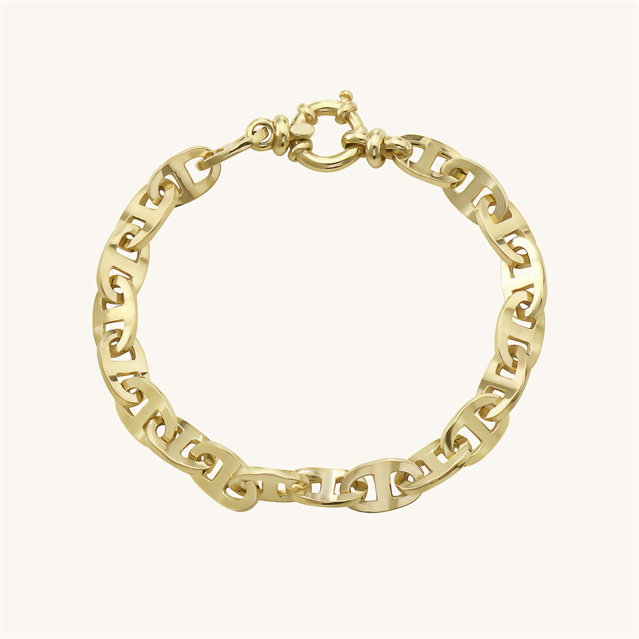 Papa Gold Link Bracelet