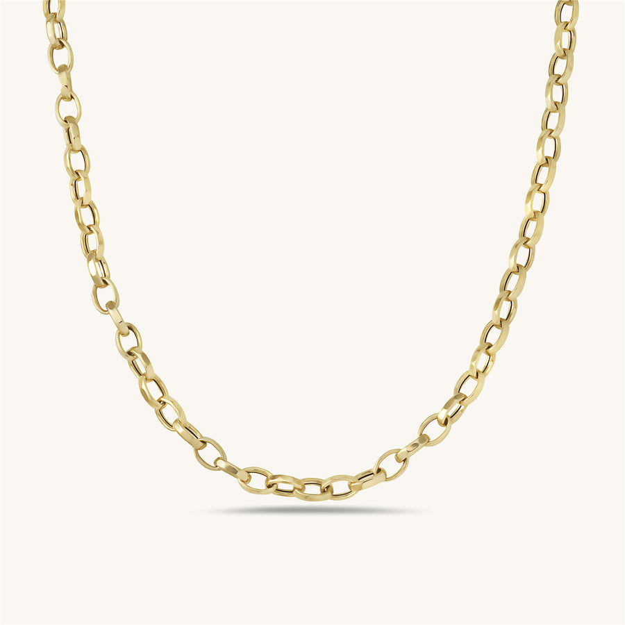 Bellagio Gold Oval Link Chain