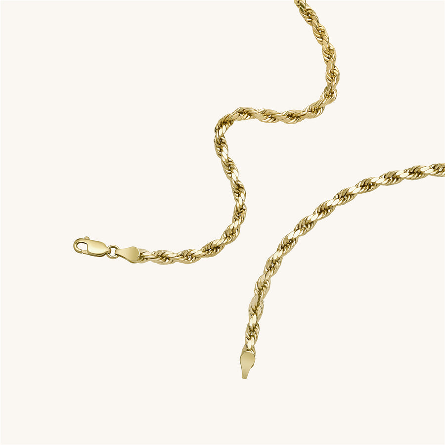 Bobi Solid Gold Rope Chain