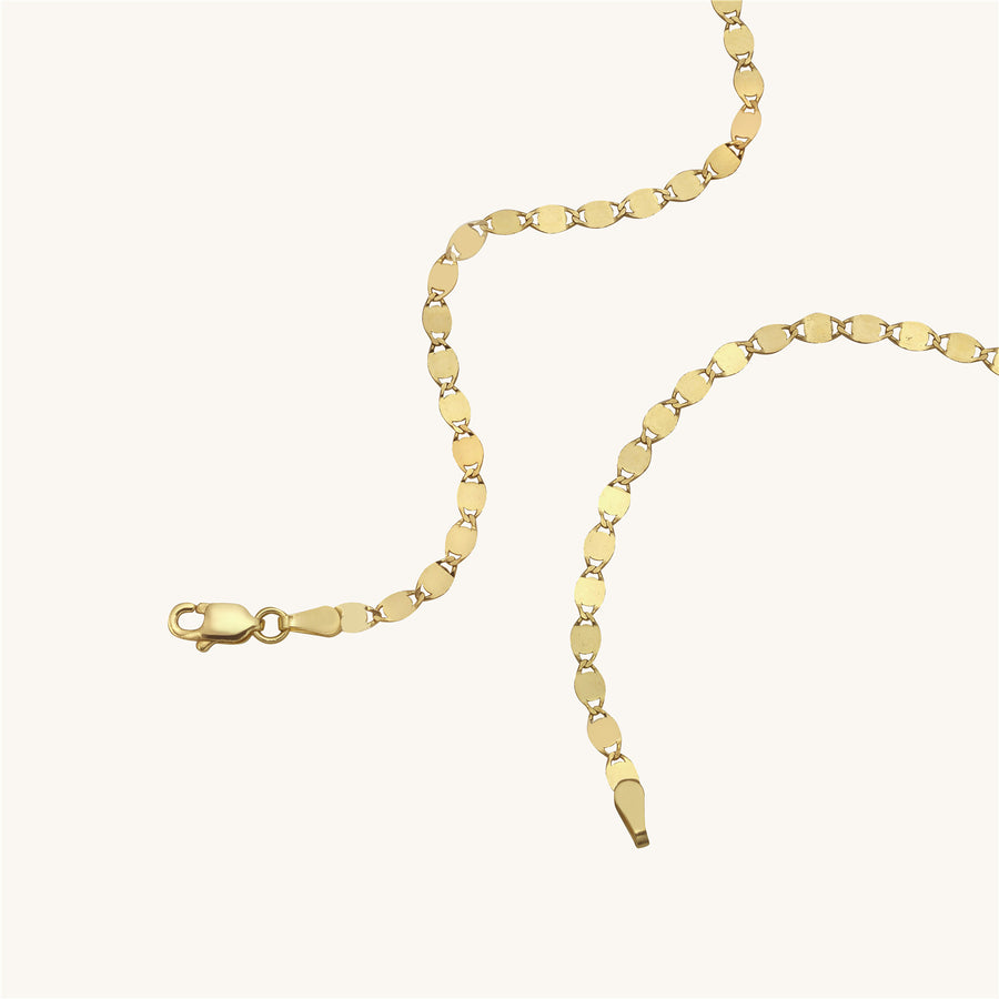 Polished Gold Mariner Link Chain 