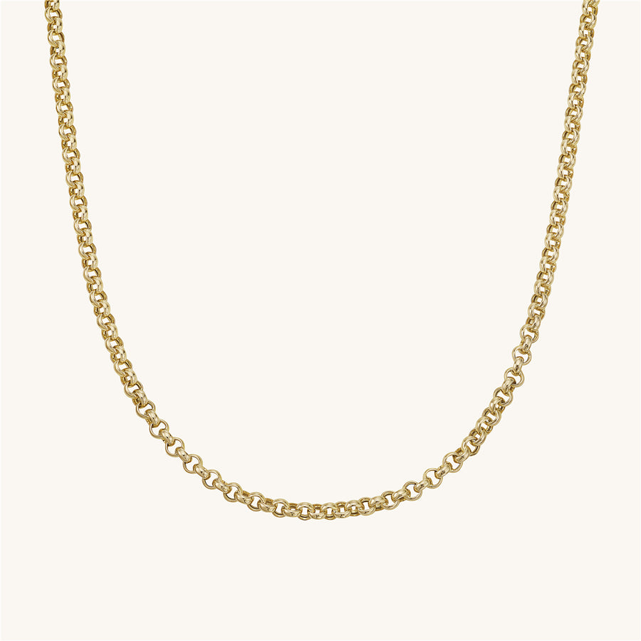 Gold Rolo Link Chain